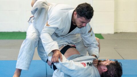 Danny and Paul training Brazilian Jiu Jitsu