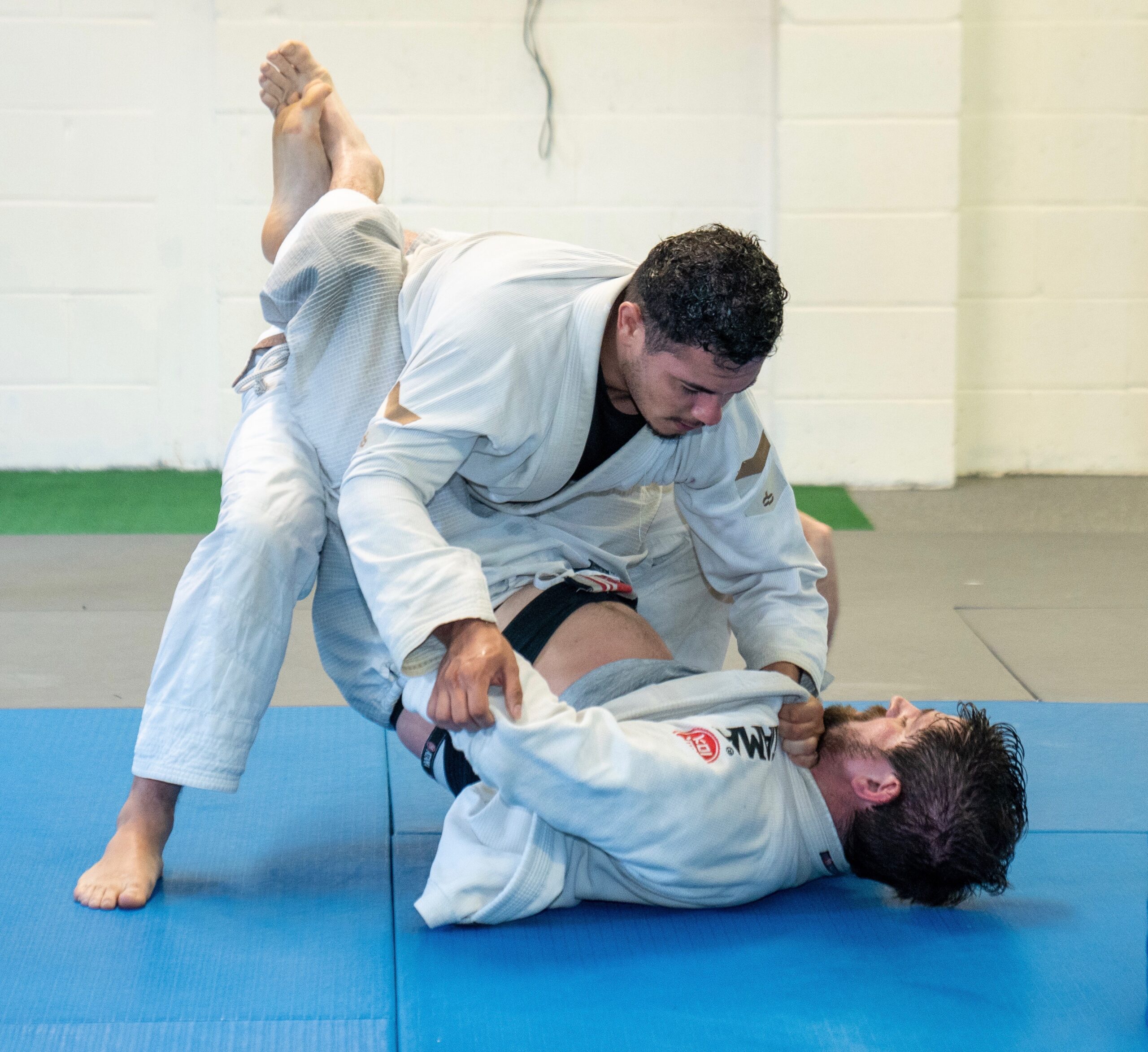 Danny and Paul training Brazilian Jiu Jitsu